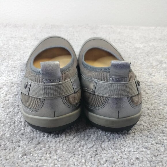 Revere Charlott Womens Size 38.5 EU Ballet Flats Slip On Shoes Gray Pewter - Picture 6 of 9